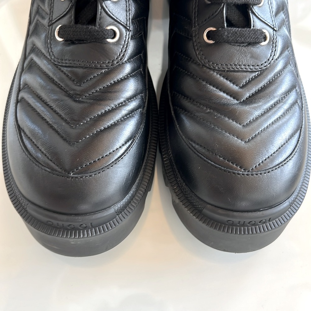 $1850 Gucci Matelasse Leather GG Marmont Charlotte Boots - 8.5M -9 / 39 - Picture 16 of 16